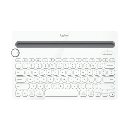 Logitech K480 Multi-device Bluetooth 3.0 Wireless Bluetooth Keyboard with Stand (White) - Computer & Networking by Logitech | Online Shopping UK | buy2fix