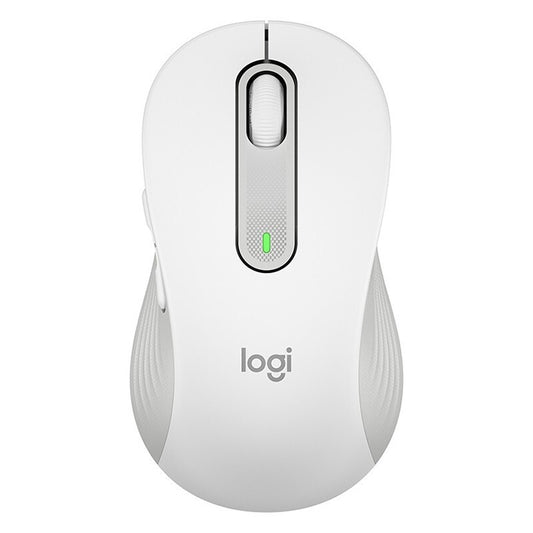 Logitech M650L 2000DPI 2.4GHz Wireless Bluetooth Dual Mode Mouse (White) - Wireless Mice by Logitech | Online Shopping UK | buy2fix