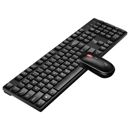 ZGB 8820 Candy Color Wireless Keyboard + Mouse Set (Black) - Wireless Keyboard by Chasing Leopard | Online Shopping UK | buy2fix