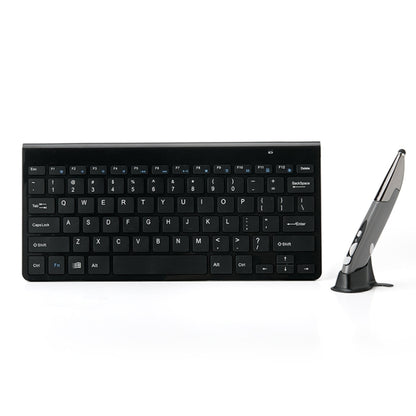 KM-909 2.4GHz Smart Stylus Pen Wireless Optical Mouse + Wireless Keyboard Set(Black) - Computer & Networking by buy2fix | Online Shopping UK | buy2fix