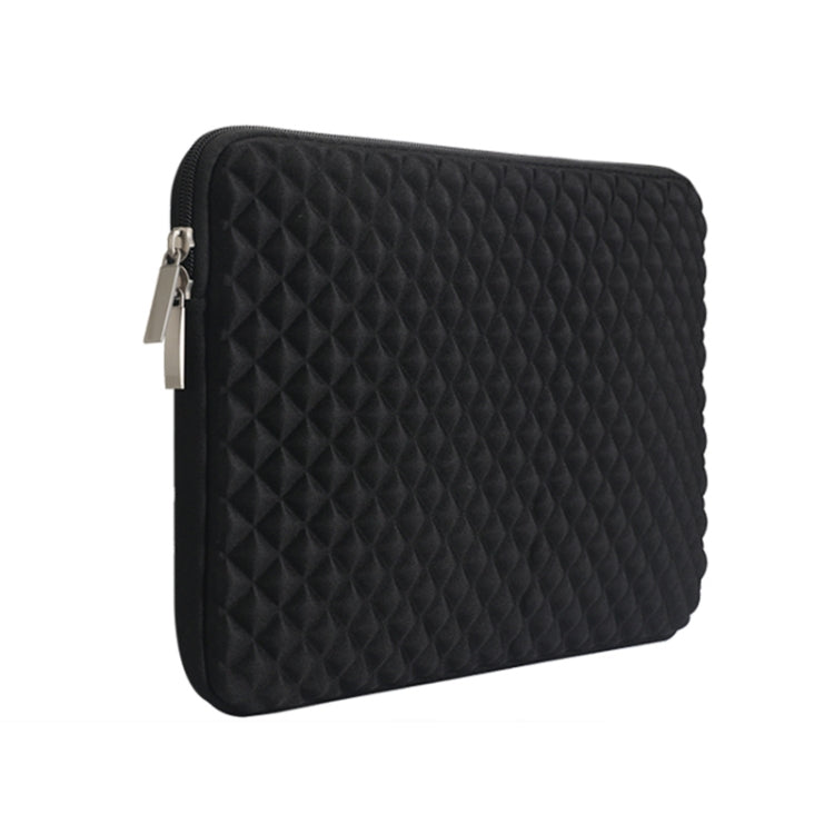 Diamond Texture Laptop Liner Bag, Size: 14-15.4 inch (Black) - 15 inch by buy2fix | Online Shopping UK | buy2fix