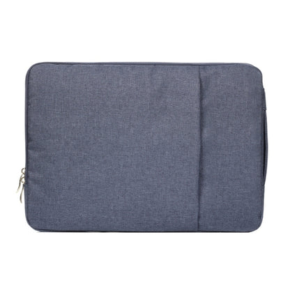 13.3 inch Universal Fashion Soft Laptop Denim Bags Portable Zipper Notebook Laptop Case Pouch for MacBook Air / Pro, Lenovo and other Laptops, Size: 35.5x26.5x2cm (Dark Blue) - 13.3 inch by buy2fix | Online Shopping UK | buy2fix