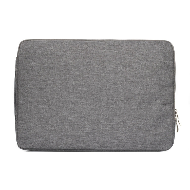 13.3 inch Universal Fashion Soft Laptop Denim Bags Portable Zipper Notebook Laptop Case Pouch for MacBook Air / Pro, Lenovo and other Laptops, Size: 35.5x26.5x2cm(Grey) - 13.3 inch by buy2fix | Online Shopping UK | buy2fix