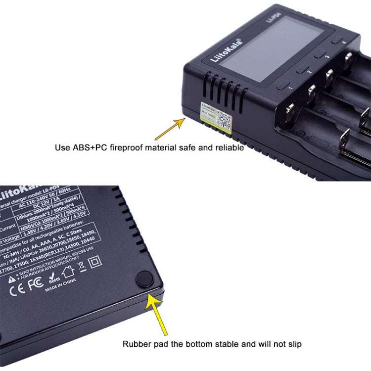 LiitoKala Lii-PD4 Nickel-hydrogen Battery Charger for Li-ion / IMR LiFePO4 26650，21700，20700, 18650, 18490, 18350, 17670, 17500, 16340(RCR123), 14500, 10440 - Consumer Electronics by buy2fix | Online Shopping UK | buy2fix