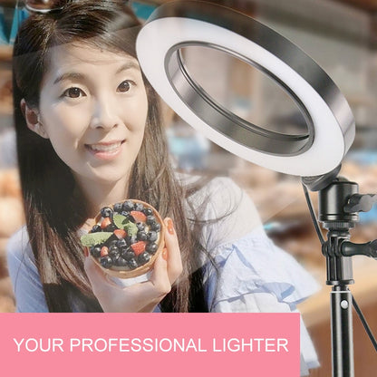 Live Broadcast Self-timer Dimming Ring LED Beauty Selfie Light with Small Table Tripod, Selfie Light Diameter: 16cm - Consumer Electronics by buy2fix | Online Shopping UK | buy2fix