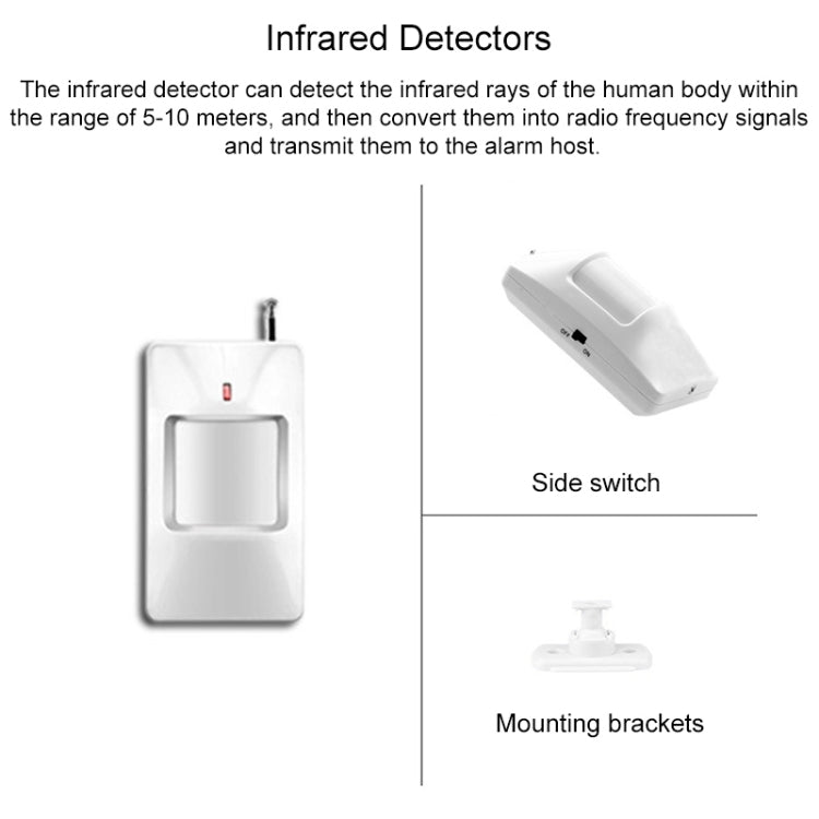 XJY-99 Infrared Anti-theft Alarm Wireless Voice Alarm System - Security by buy2fix | Online Shopping UK | buy2fix