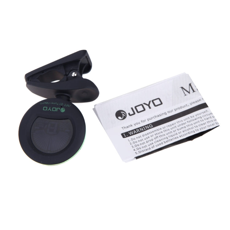 JOYO JMT-01 Clip-on Electric Guitar Tuner & Metronome Built-in Mic Color Screen for Guitar Violin Ukulele(Black) - Stringed Instruments Accessories by JOYO | Online Shopping UK | buy2fix