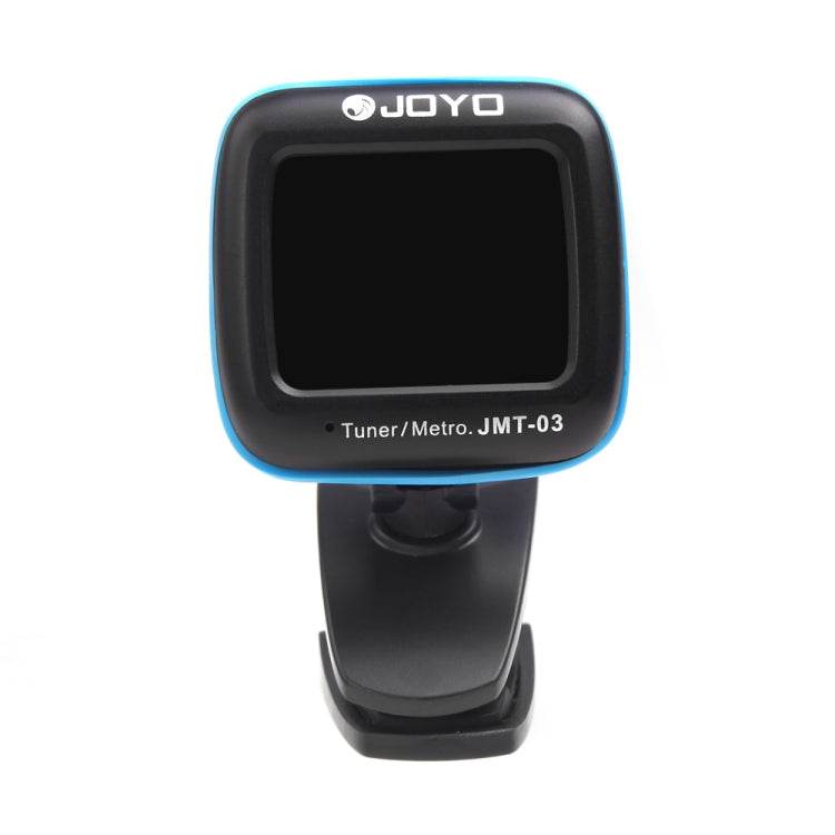 JOYO JMT-03 Portable Clip-on Guitar Tuner Metronome Supports MIC and CLIP Tuning Mode 2-in-1 360-Degree Rotating for Guitar Violin Ukulele (Black) - Stringed Instruments Accessories by JOYO | Online Shopping UK | buy2fix