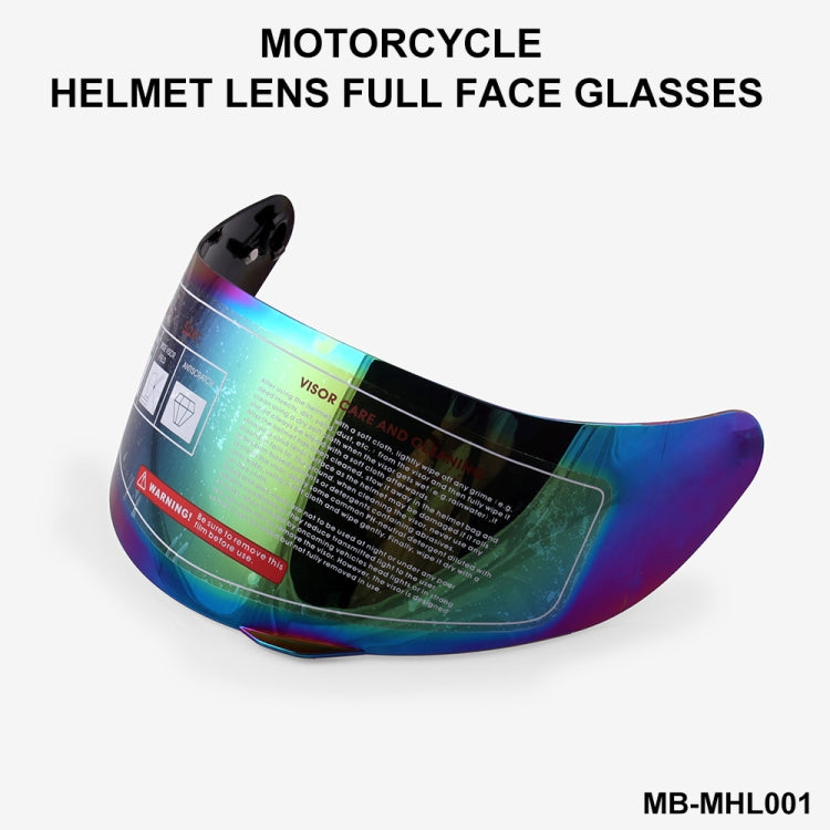 MB-MHL001 Motorcycle Helmet Shield Glasses Helmet Lens Full Face Visor Helmet Visor for AGV K3-SV K5(Colour) - Helmets by buy2fix | Online Shopping UK | buy2fix