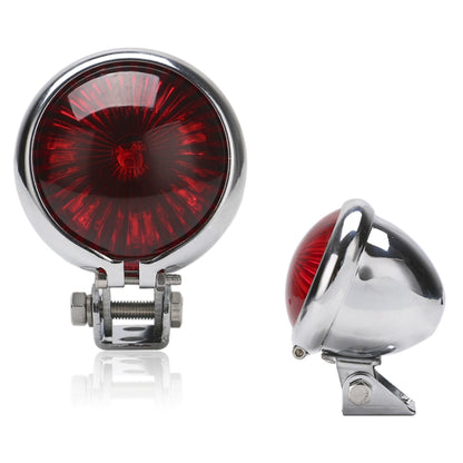 Speedpark 12V Motorcycle Modified Tail Light Brake Light for Harley(Silver+Red) - In Car by Speedpark | Online Shopping UK | buy2fix