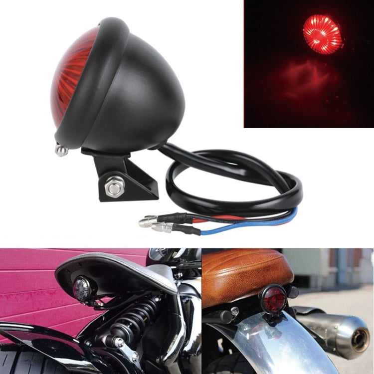 Speedpark 12V Motorcycle Modified Tail Light Brake Light for Harley(Silver+Red) - In Car by Speedpark | Online Shopping UK | buy2fix