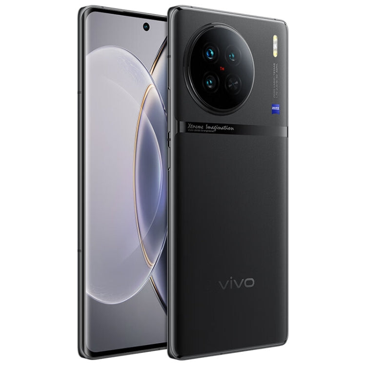 vivo X90 5G, 50MP Camera, 12GB+256GB, Triple Back Cameras, Screen Fingerprint Identification / Face ID, 4810mAh Battery, 6.78 inch Android 13.0 OriginOS 3 MediaTek Dimensity 9200 Octa Core up to 3.05GHz, NFC, OTG, Network: 5G, Support Google Play(Black) - vivo by vivo | Online Shopping UK | buy2fix