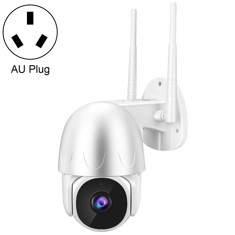 Tuya QX45 1080P Full HD IP65 Waterproof 2.4G Wireless IP Camera, Support Amazon Alexa & Google Home & Motion Detection & Two-way Audio & Night Vision & TF Card, AU Plug - Security by buy2fix | Online Shopping UK | buy2fix