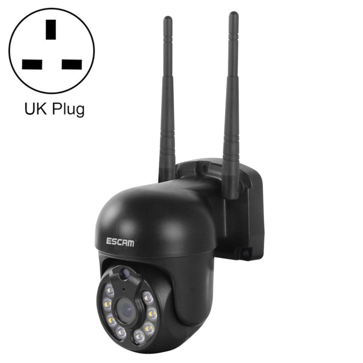 ESCAM WNK610 3.0 Million Pixels Wireless Dome IP Camera, Support Motion Detection & Two-way Audio & Full-color Night Vision & TF Card, UK Plug - Dome Camera by ESCAM | Online Shopping UK | buy2fix