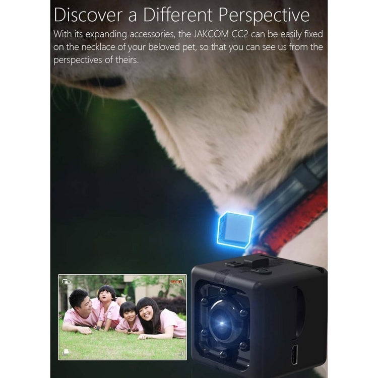 JAKCOM CC2 1080P HD Recorder Cube Smart Mini Camera, with Infrared Night Vision & Motion Detection(Black) - Security by JAKCOM | Online Shopping UK | buy2fix