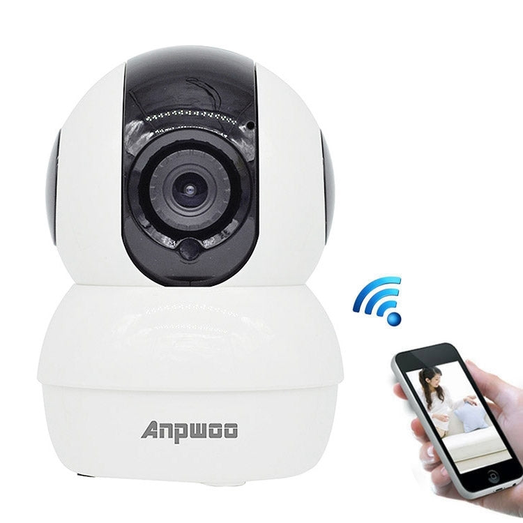 Anpwoo YT006 720P HD WiFi IP Camera, Support Motion Detection & Infrared Night Vision & SD Card(Max 32GB)(White) - Security by Anpwoo | Online Shopping UK | buy2fix