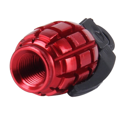 4 PCS Universal Grenade Shaped Car Tire Valve Caps(Red) - Tire Valve Caps by buy2fix | Online Shopping UK | buy2fix