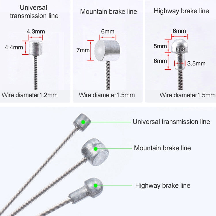 7 in 1 Universal PVC Bicycle Variable Speed Cable Tube Set(White) - Outdoor & Sports by buy2fix | Online Shopping UK | buy2fix