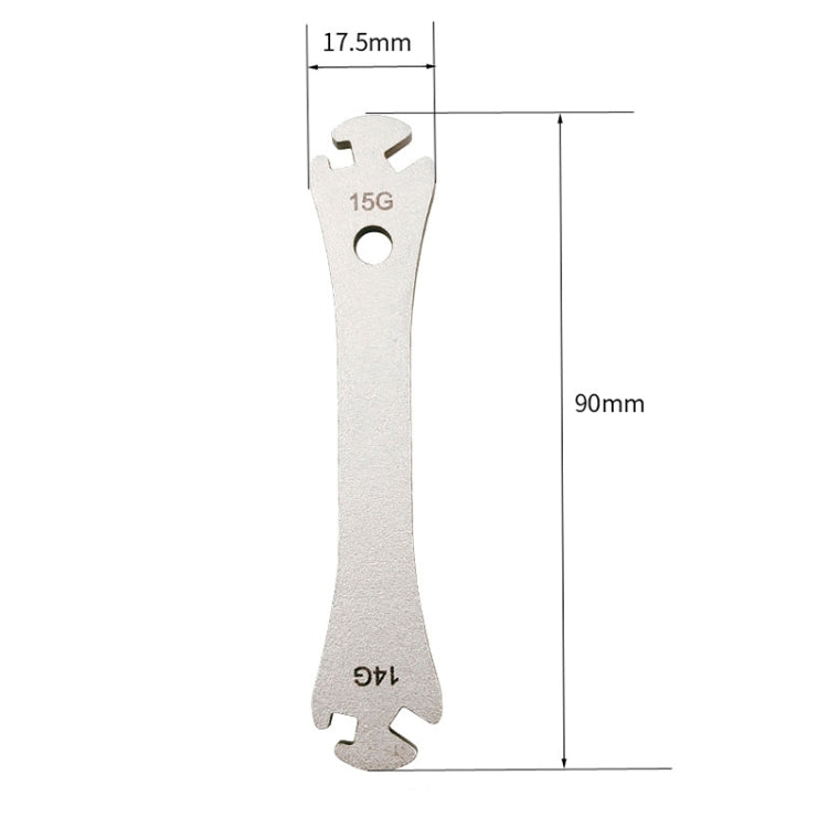 BIKERSAY BT025S Stainless Steel Bicycle Spoke Wrench - Outdoor & Sports by BIKERSAY | Online Shopping UK | buy2fix
