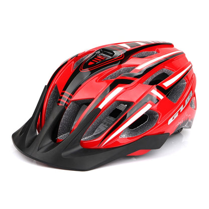 GUB A2 Unisex Bicycle Helmet With Tail Light(Red Black) - Protective Helmet & Masks by GUB | Online Shopping UK | buy2fix