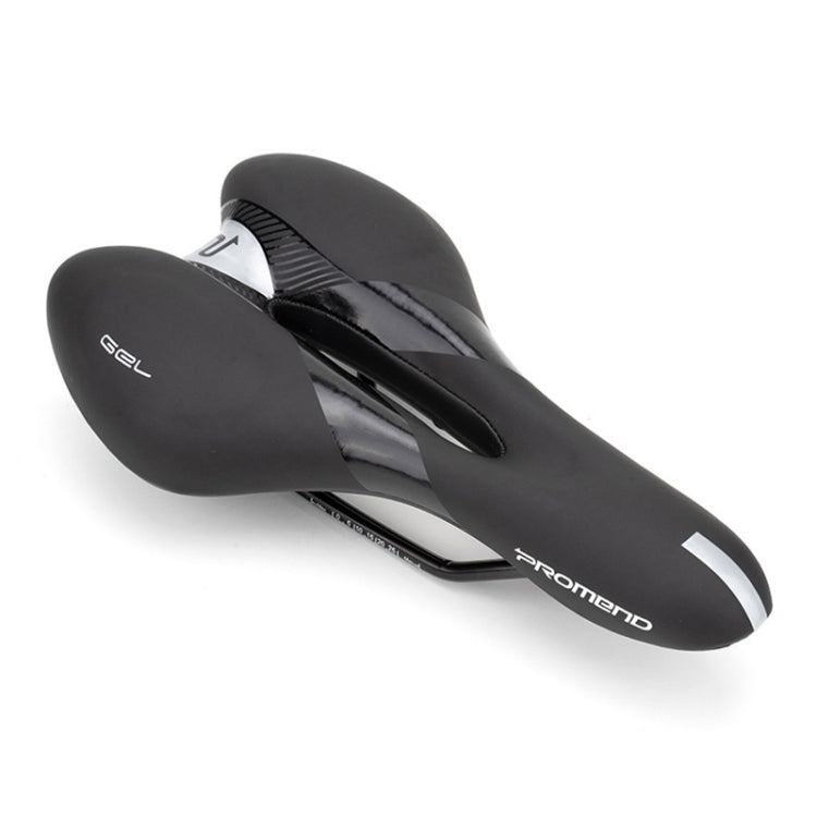 PROMEND SD-567 Hollow Breathable Silicone Racing Bicycle Saddle(Black White) - Outdoor & Sports by PROMEND | Online Shopping UK | buy2fix