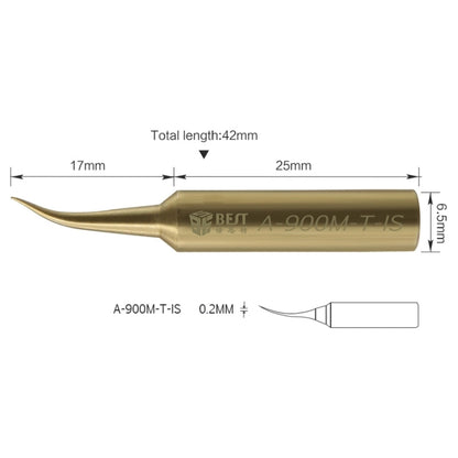 10 PCS BEST Pure Copper Low Temperature Soldering Iron Tip Special for Welding Fly Jump Wire A-900M-T-IS - Soldering Iron Tip by BEST | Online Shopping UK | buy2fix