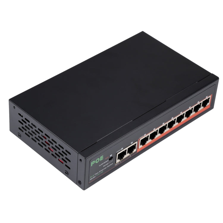 8 Ports 10/100Mbps POE Switch IEEE802.3af Power Over Ethernet Network Switch for IP Camera VoIP Phone AP Devices -  by buy2fix | Online Shopping UK | buy2fix