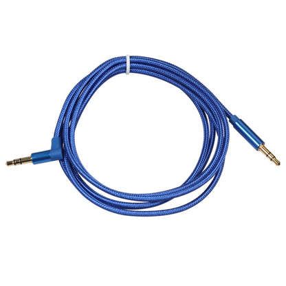 AV01 3.5mm Male to Male Elbow Audio Cable, Length: 1.5m (Blue) - Aux Cable by buy2fix | Online Shopping UK | buy2fix