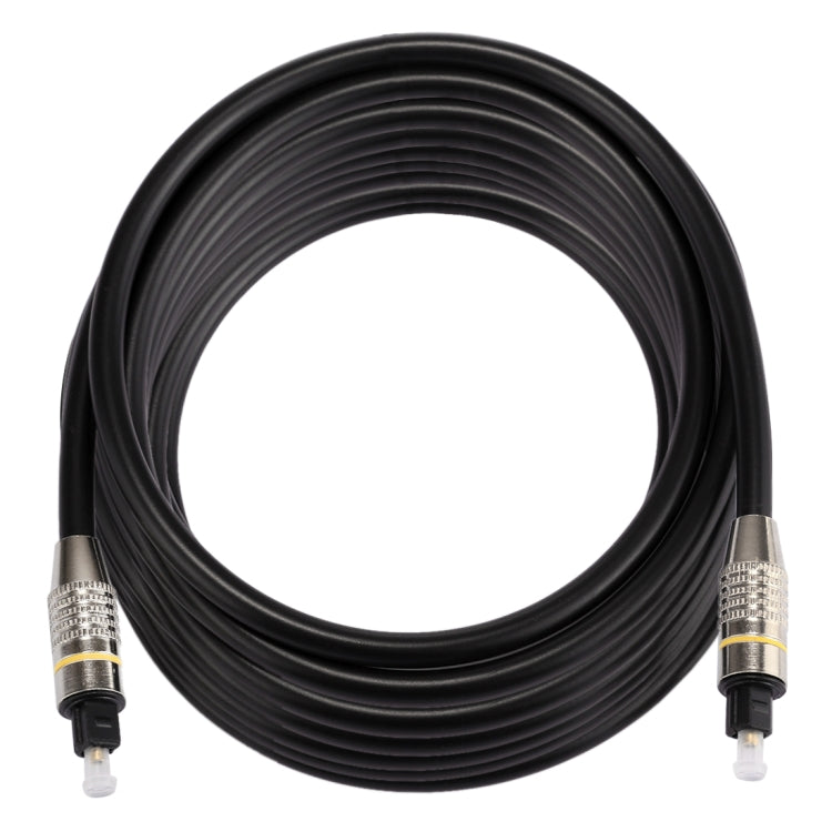 8m OD6.0mm Nickel Plated Metal Head Toslink Male to Male Digital Optical Audio Cable - Audio Optical Cables by buy2fix | Online Shopping UK | buy2fix