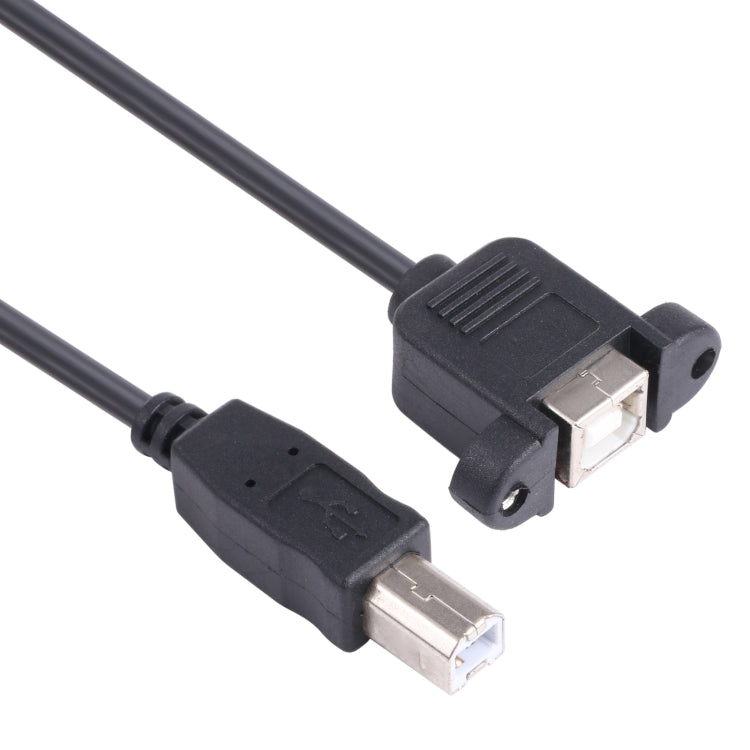 USB BM to BF Printer Extension Cable with Screw Hole, Length: 1m - USB Cable by buy2fix | Online Shopping UK | buy2fix