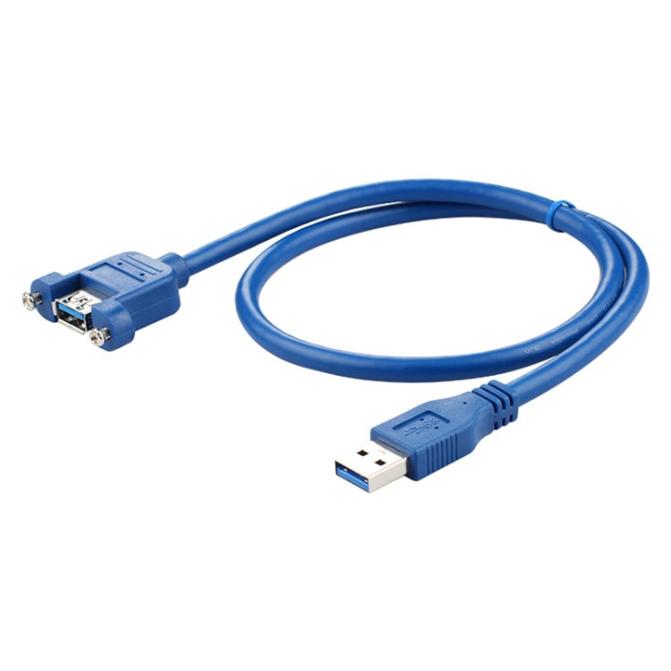 USB 3.0 Male to Female Extension Cable with Screw Nut, Cable Length: 1.5m - USB 3.0 by buy2fix | Online Shopping UK | buy2fix