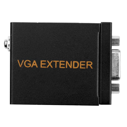 VGA Signal to RJ45 Signal Extender Transmitter + Receiver Converter Ethernet Cable, Transmission Distance: 60m - VGA Extender by buy2fix | Online Shopping UK | buy2fix