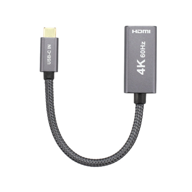 4K 60Hz USB-C / Type-C Male to HDMI Female Adapter Cable - Computer & Networking by buy2fix | Online Shopping UK | buy2fix