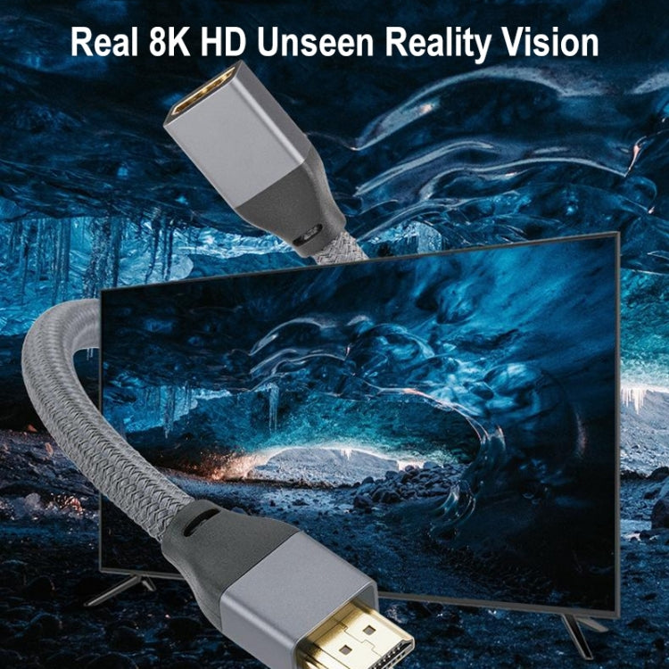 HDMI 8K 60Hz Male to Female Cable Support 3D Video, Cable Length: 2m - Cable by buy2fix | Online Shopping UK | buy2fix