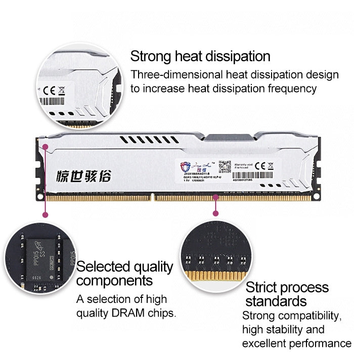 JingHai 1.2V DDR4 2400MHz 8GB Memory RAM Module for Desktop PC - RAMs by JingHai | Online Shopping UK | buy2fix