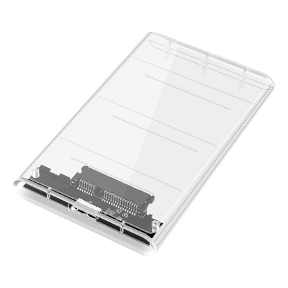 SATA3 to USB Mobile Hard Disk Box Hard Drive Enclosure(Transparent) - HDD Enclosure by buy2fix | Online Shopping UK | buy2fix