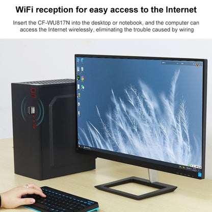 COMFAST WU817N 150Mbps 2.4G WiFi USB Free Drive Network Adapter -  by COMFAST | Online Shopping UK | buy2fix