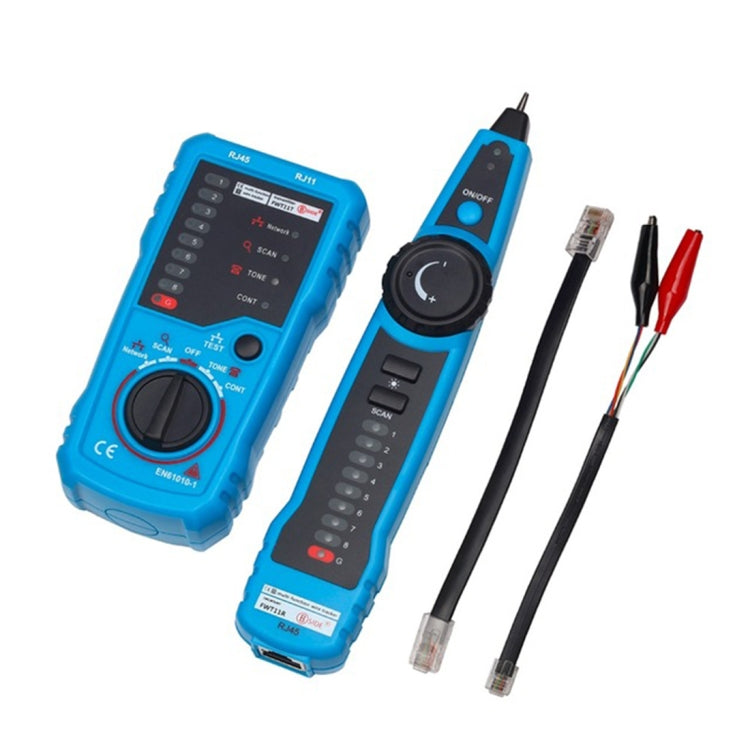 BSIDE FWT11 RJ11 / RJ45 Telephone Wire Tracker Ethernet LAN Network Cable Tester Detector Line Finder - Lan Cable and Tools by buy2fix | Online Shopping UK | buy2fix