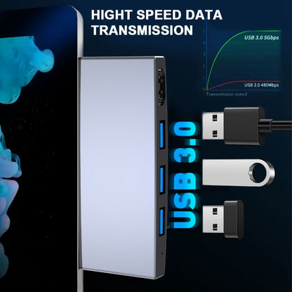 Rocketek SUR759 6 in 1 USB 3.0 / LAN / 4K HDMI / SD / TF HUB Adapter - USB 3.0 HUB by ROCKETEK | Online Shopping UK | buy2fix