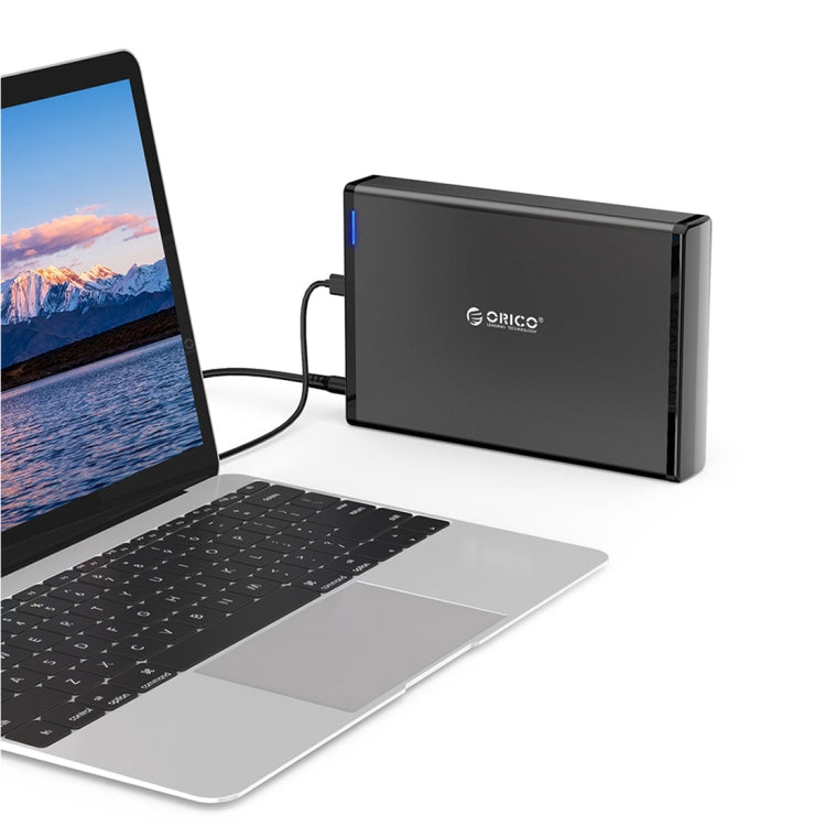 ORICO 7688C3 8TB 3.5 inch USB-C / Type-C Mobile HDD Enclosure with Detachable Base, Cable Length: 1m -  by ORICO | Online Shopping UK | buy2fix