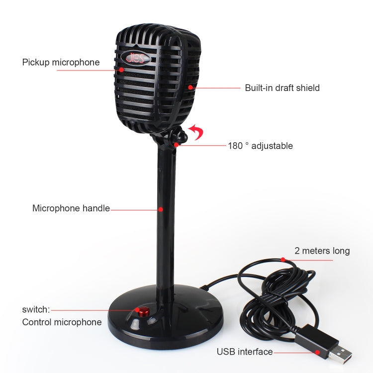 360 Degree Rotatable Driveless USB Voice Chat Device Video Conference Microphone, Cable Length: 2.2m -  by buy2fix | Online Shopping UK | buy2fix