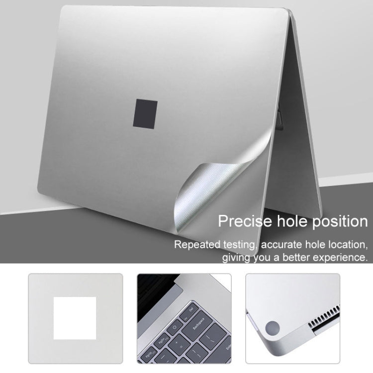 4 in 1 Notebook Shell Protective Film Sticker Set for Microsoft Surface Laptop 3 13.5 inch (Grey) - Computer & Networking by buy2fix | Online Shopping UK | buy2fix