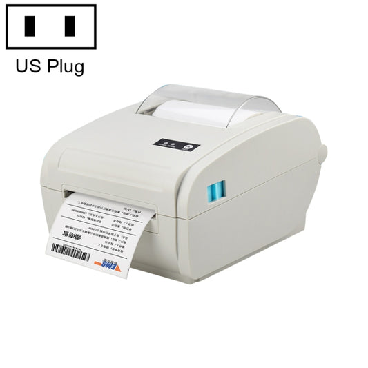 POS-9210 110mm USB POS Receipt Thermal Printer Express Delivery Barcode Label Printer, US Plug(White) - Consumer Electronics by buy2fix | Online Shopping UK | buy2fix