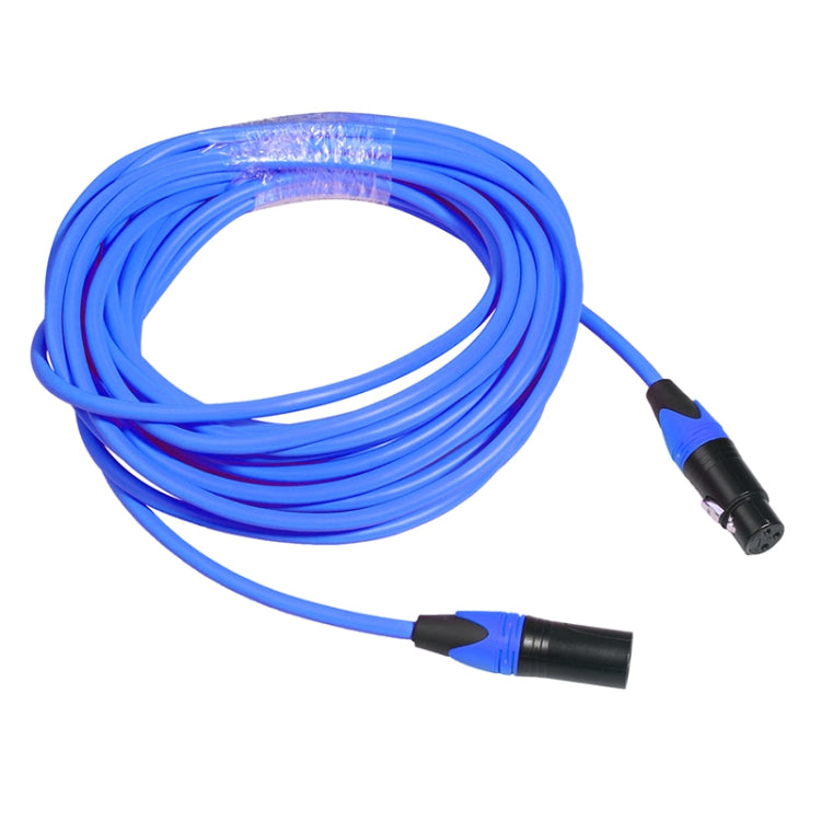 XRL Male to Female Microphone Mixer Audio Cable, Length: 1.8m (Blue) - Consumer Electronics by buy2fix | Online Shopping UK | buy2fix