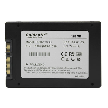 Goldenfir 2.5 inch SATA Solid State Drive, Flash Architecture: MLC, Capacity: 128GB - External Solid State Drives by Goldenfir | Online Shopping UK | buy2fix