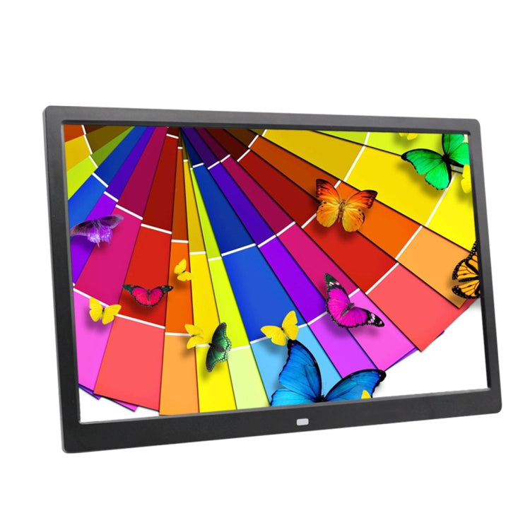 17.0 inch LED Display Digital Photo Frame with Holder / Remote Control, Allwinner Technology, Support USB / SD Card Input / OTG, US/EU/UK Plug(Black) - Consumer Electronics by buy2fix | Online Shopping UK | buy2fix