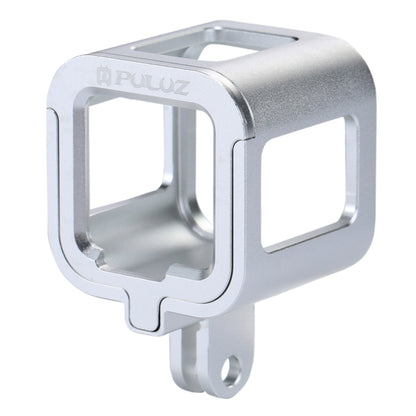 PULUZ Housing Shell CNC Aluminum Alloy Protective Cage with Insurance Frame for GoPro HERO5 Session /HERO4 Session /HERO Session(Silver) - Metal Cases by PULUZ | Online Shopping UK | buy2fix