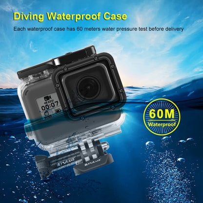 PULUZ for GoPro HERO(2018) / HERO7 Black /6 /5 60m Underwater Waterproof Housing Diving Protective Case with Buckle Basic Mount & Screw - Waterproof Cases by PULUZ | Online Shopping UK | buy2fix