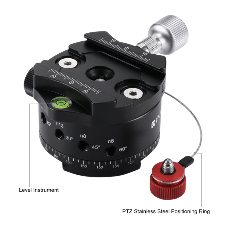 PULUZ 720 Degree Panoramic Aluminum Alloy Ball Head Quick Release Plate Kits - Camera Accessories by PULUZ | Online Shopping UK | buy2fix