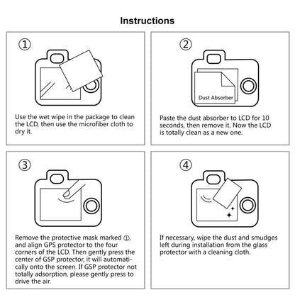 PULUZ 2.5D 9H Tempered Glass Film for Canon EOS R5 / EOS R5C - Camera Accessories by PULUZ | Online Shopping UK | buy2fix